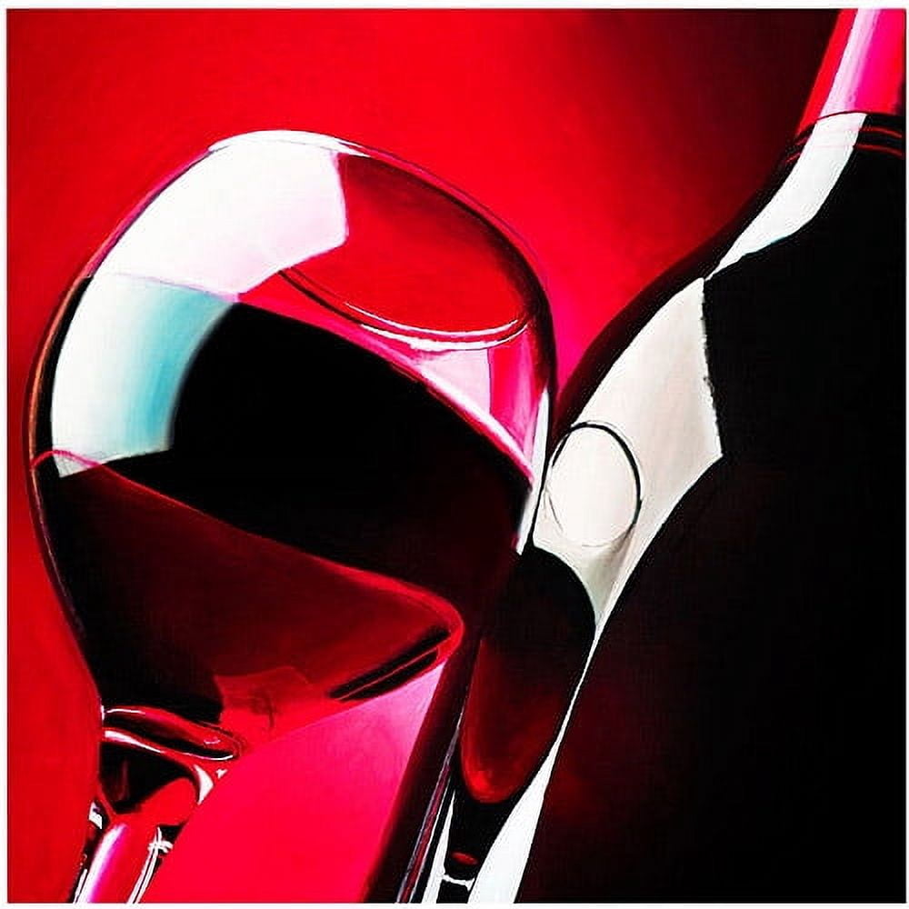 Trademark Art "Red Wine" Giclee Canvas Art