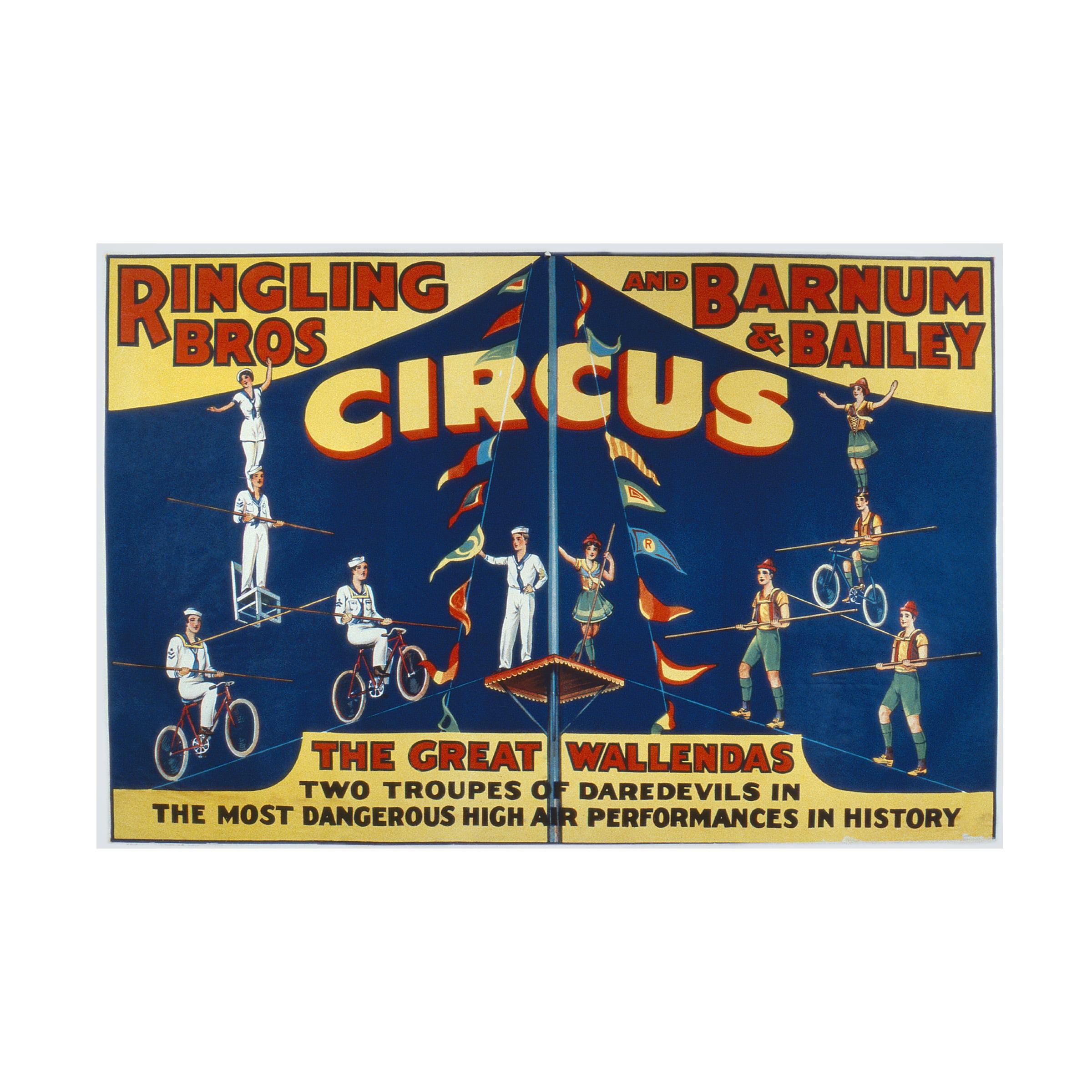 Trademark Art "Ringling Brothers and Barnam & Bailey Circus" Canvas Wall Art