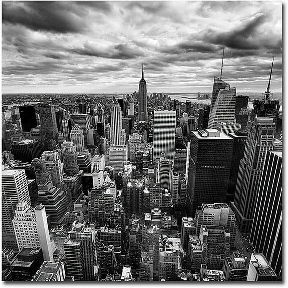 Trademark Art "Rockefellar View" Canvas Art by Nina Papoirek