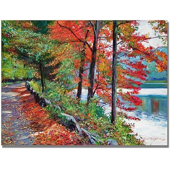 Trademark Art "Rockefeller Park" Canvas Wall Art by David Lloyd Glover