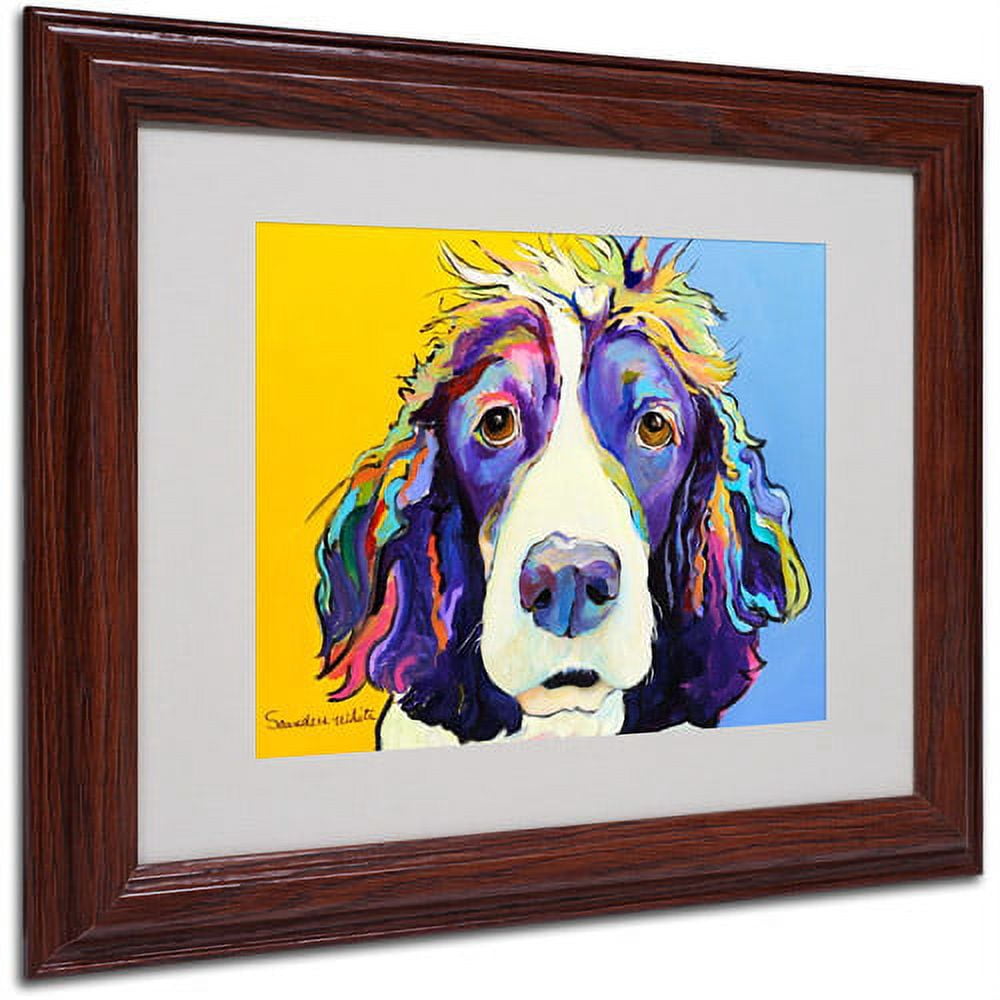 Trademark Art 'Sadie' Framed Matted Art by Pat Saunders-White