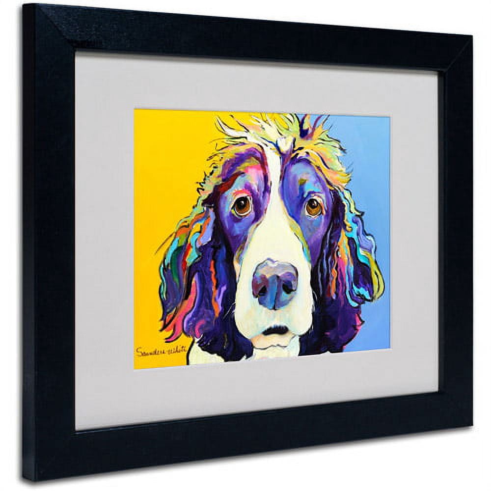 Trademark Art 'Sadie' Framed Matted Art by Pat Saunders-White
