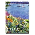 thumbnail image 1 of Trademark Art "Sailboat Bay Garden" Canvas Wall Art by David Lloyd Glover, 1 of 3