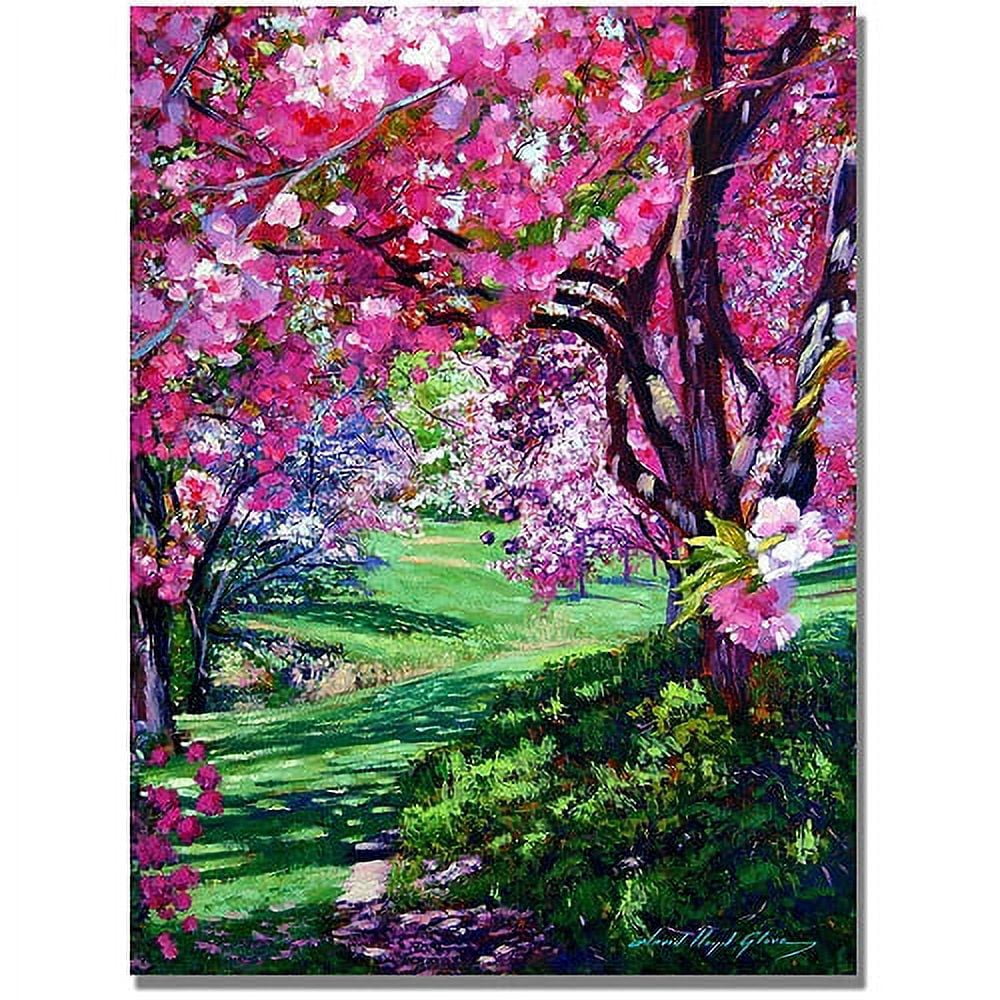 Trademark Art "Sakura Romance" Canvas Wall Art by David Lloyd Glover
