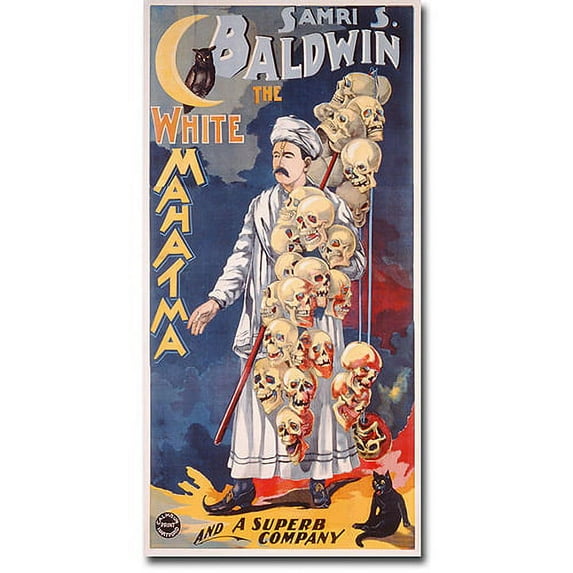 Trademark Art "Samri S. Baldwing, the Whie Mahatma, 1888" Canvas Wall Art