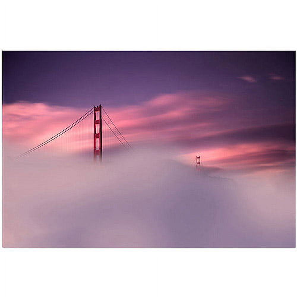 Trademark Art "San Francisco Fog" Canvas Wall Art by Philippe Sainte-Laudy