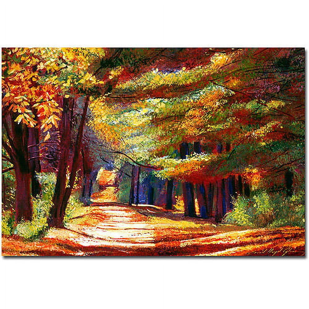 Trademark Art "September Song" Canvas Wall Art by David Lloyd Glover