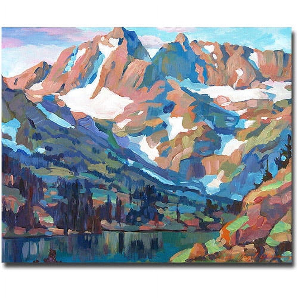 Trademark Art "Sierra Nevada Silence" Canvas Wall Art by David Lloyd Glover