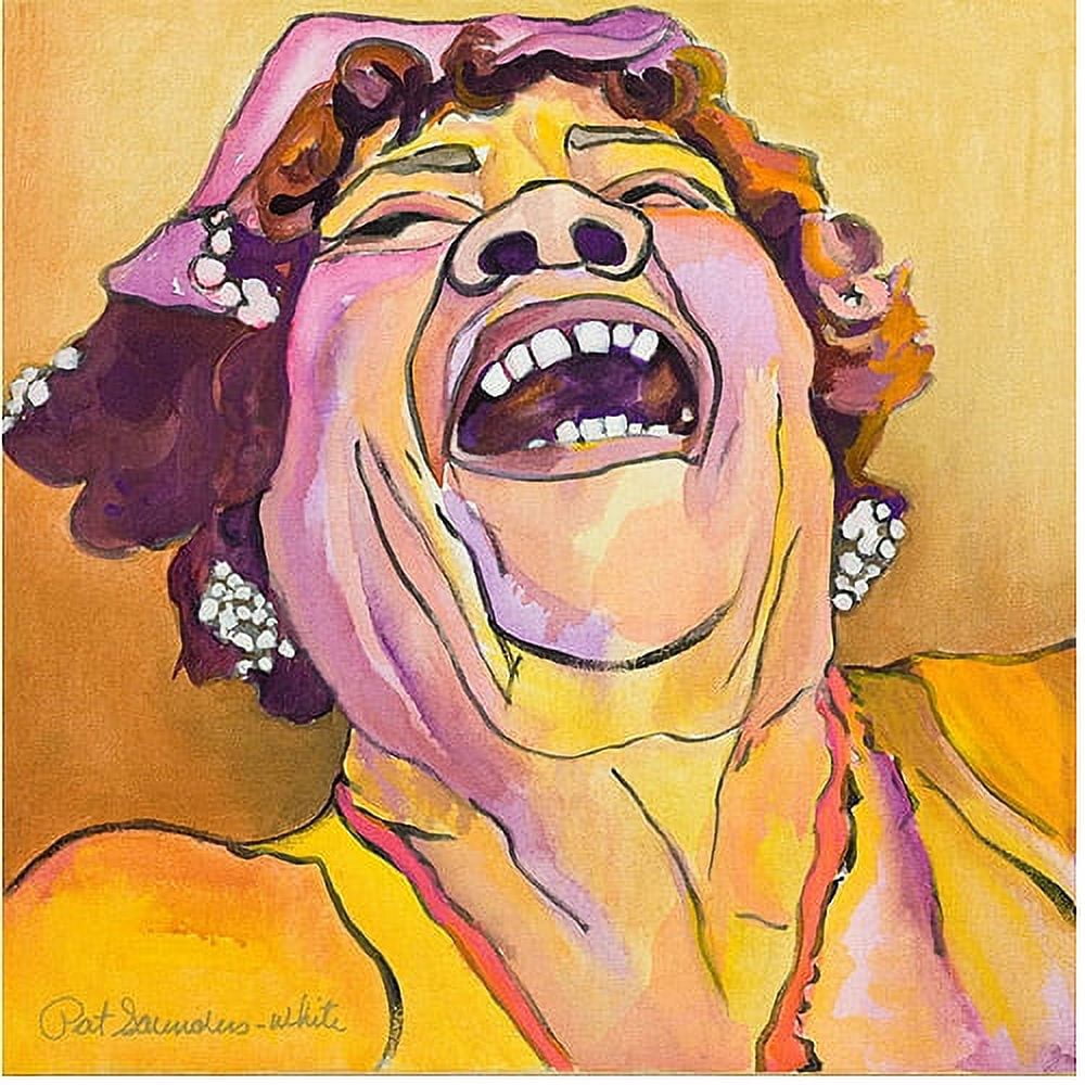Trademark Art "Singing the Blues" Canvas Art by Pat Saunders-White