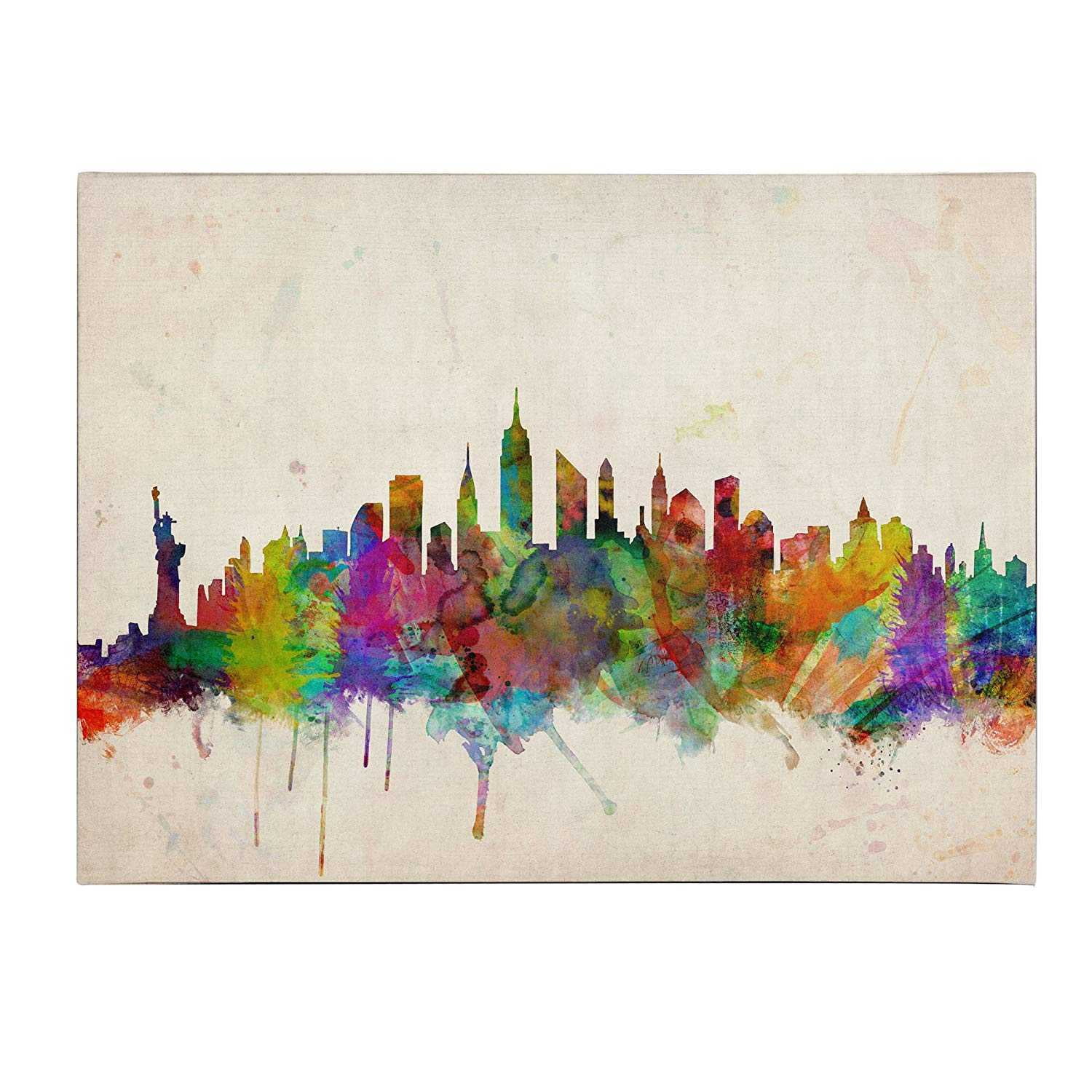 Trademark Art ' Skyline' Canvas Art by Michael Tompsett