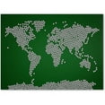 thumbnail image 1 of Trademark Art 'Soccer Balls World Map' Canvas Art by Michael Tompsett, 1 of 4