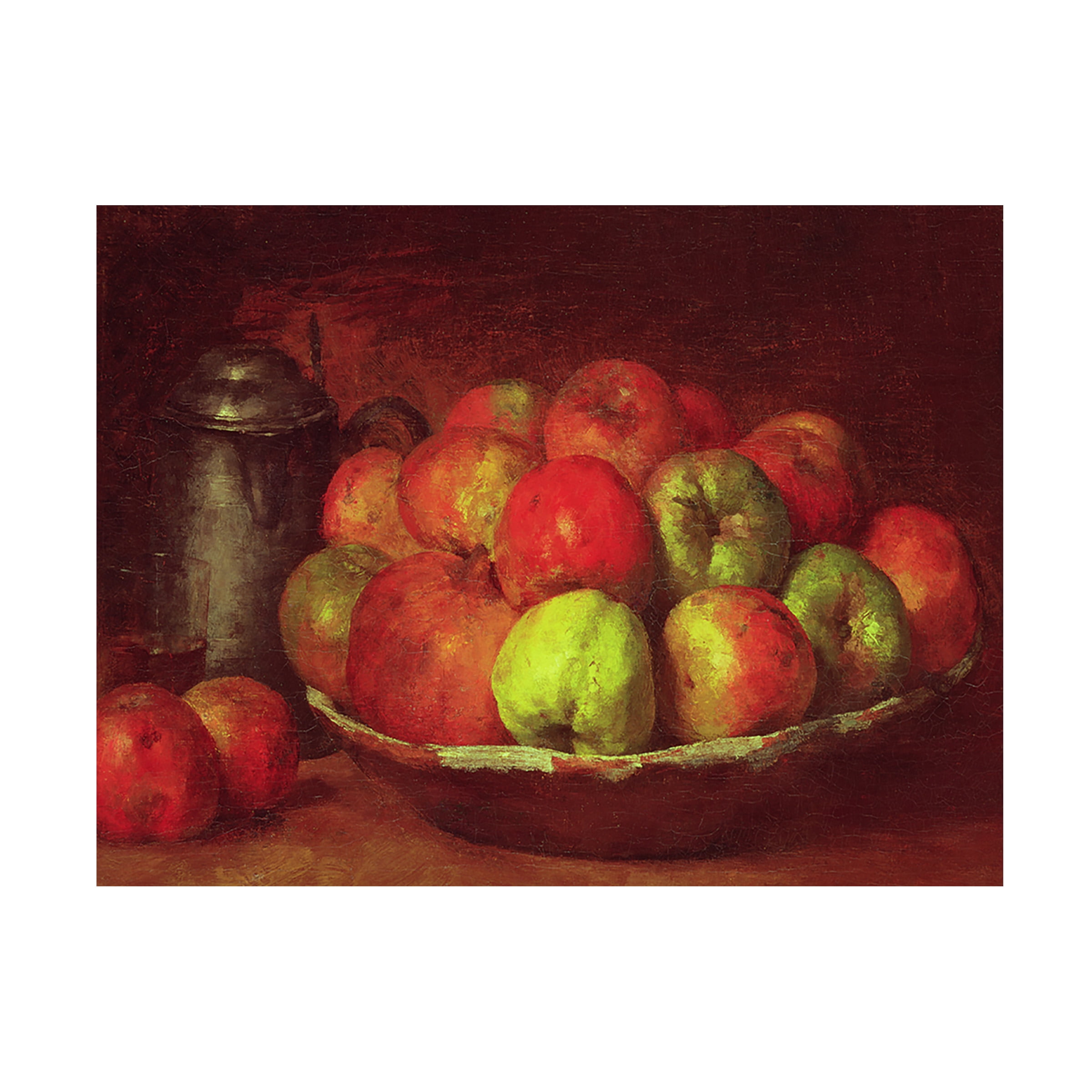 Trademark Art "Still Life with Fruit, 1871-72" Canvas Art by Gustave Courbet