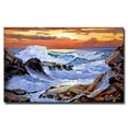 thumbnail image 1 of Trademark Art "Storm On The Irish Coast" Canvas Wall Art by David Lloyd Glover, 1 of 1