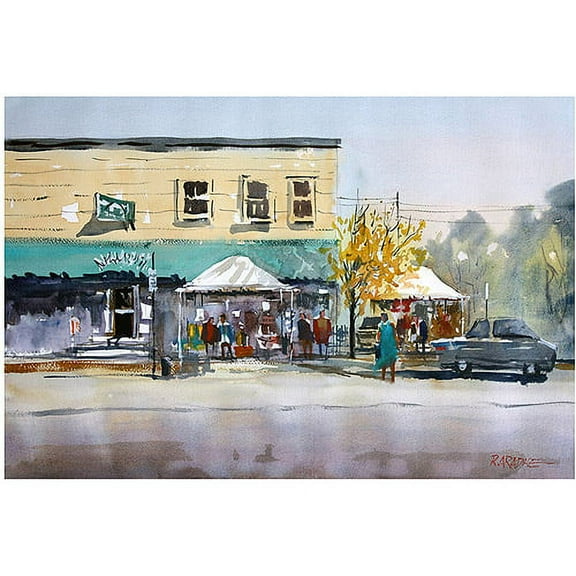 Trademark Art "Street Festival - Neshkoro" Canvas Art by Ryan Radke