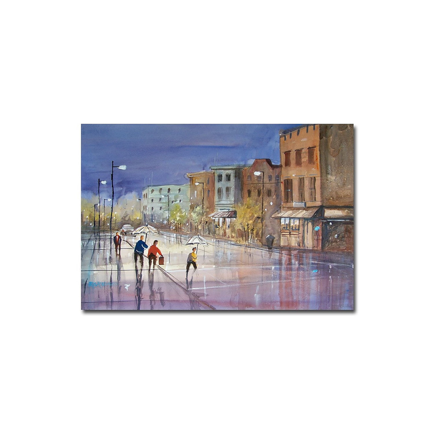 Trademark Art "Summer Showers in Green Bay" Canvas Art by Ryan Radke
