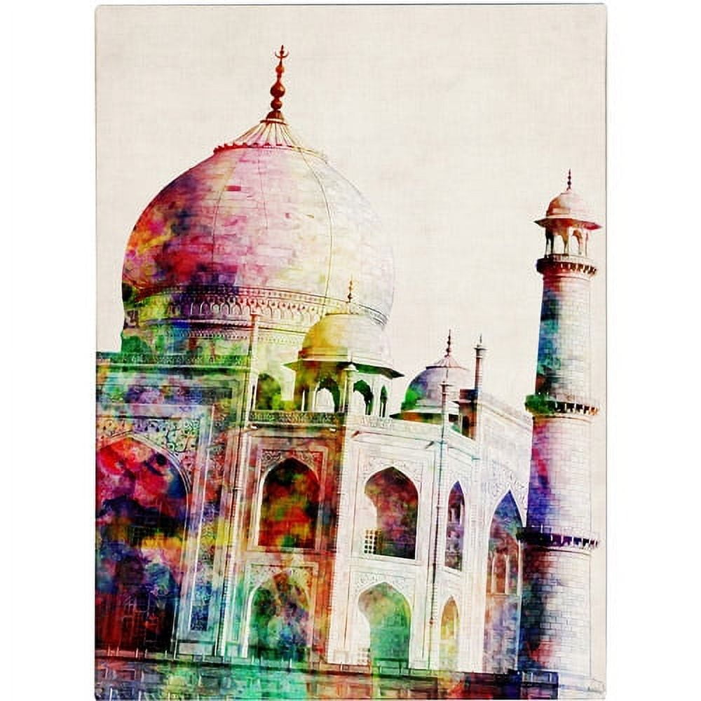 Trademark Art 'Taj Mahal' Canvas Art by Michael Tompsett