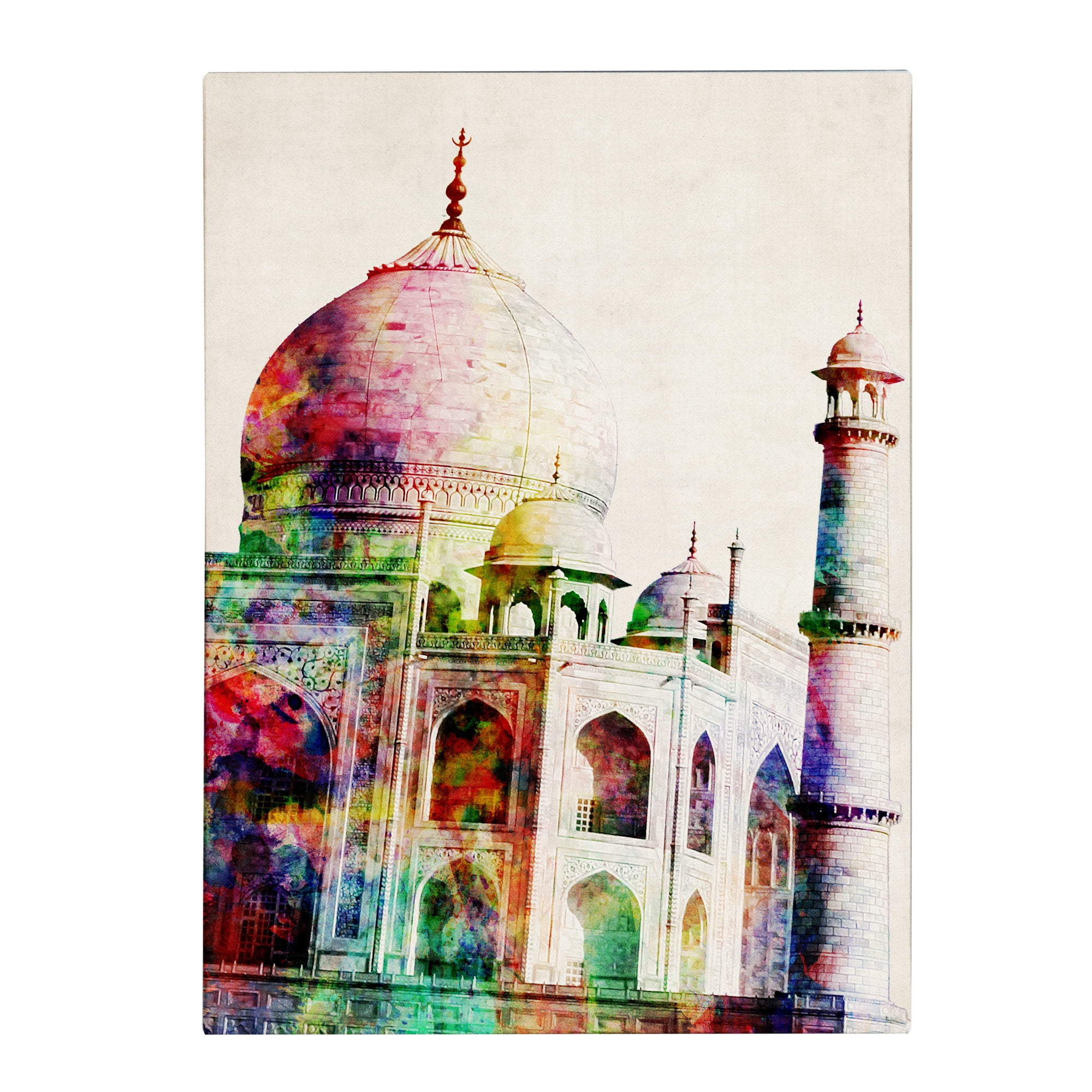 Trademark Art 'Taj Mahal' Canvas Art by Michael Tompsett