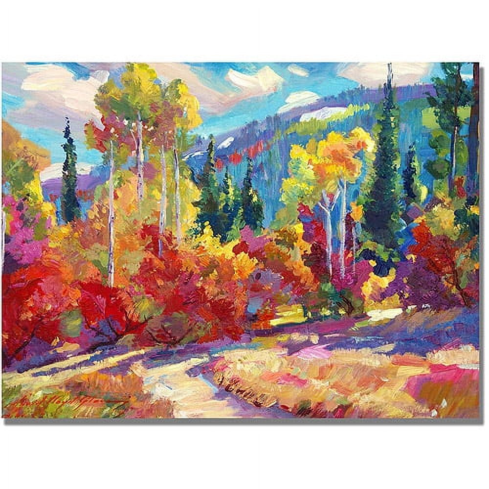 Trademark Art "The Colors of New Hampshire" Canvas Wall Art by David Lloyd Glover