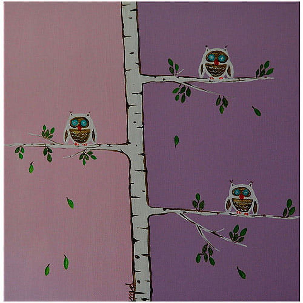 Trademark Art "Three Owls" Canvas Wall Art by Nicole Dietz