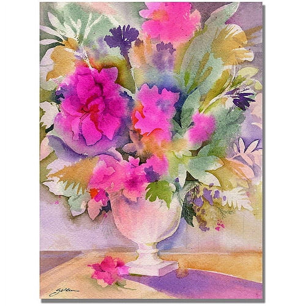 Trademark Art "Traditional Bouquet" Canvas Wall Art by Shelia Golden