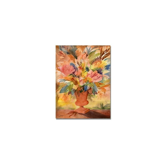 Trademark Art "Traditional Bouquet II" Canvas Wall Art by Shelia Golden