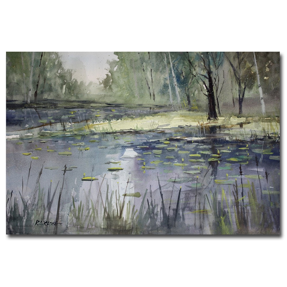 Trademark Art "Tranquility" Canvas Art by Ryan Radke