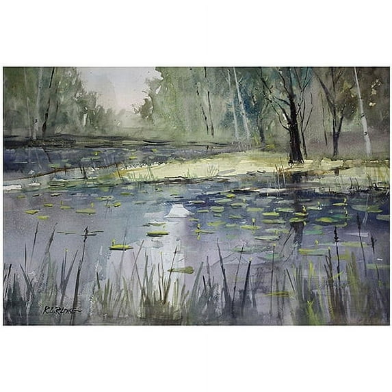 Trademark Art "Tranquility" Canvas Art by Ryan Radke