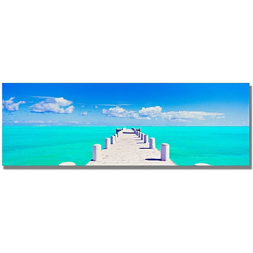 Trademark Art "Turks Pier" Canvas Wall Art by Preston