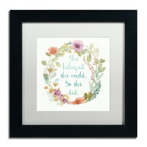 Trademark Art Typography Framed Art Print, by Lisa Audit