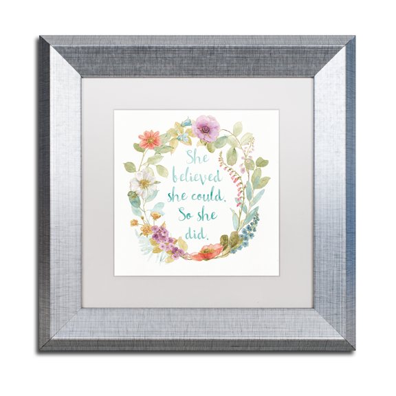 Trademark Art Typography Framed Art Print, by Lisa Audit