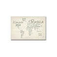 thumbnail image 1 of Trademark Art "Typography World Map" Canvas Art by Michael Tompsett, 1 of 2