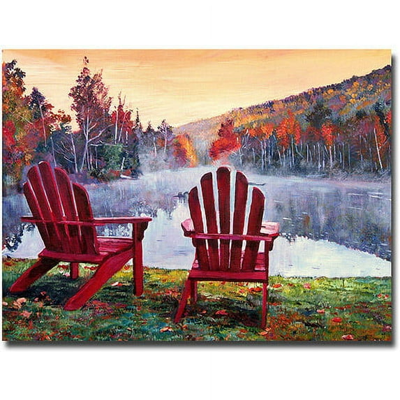 Trademark Art "Vermont Romance" Canvas Wall Art by David Lloyd Glover