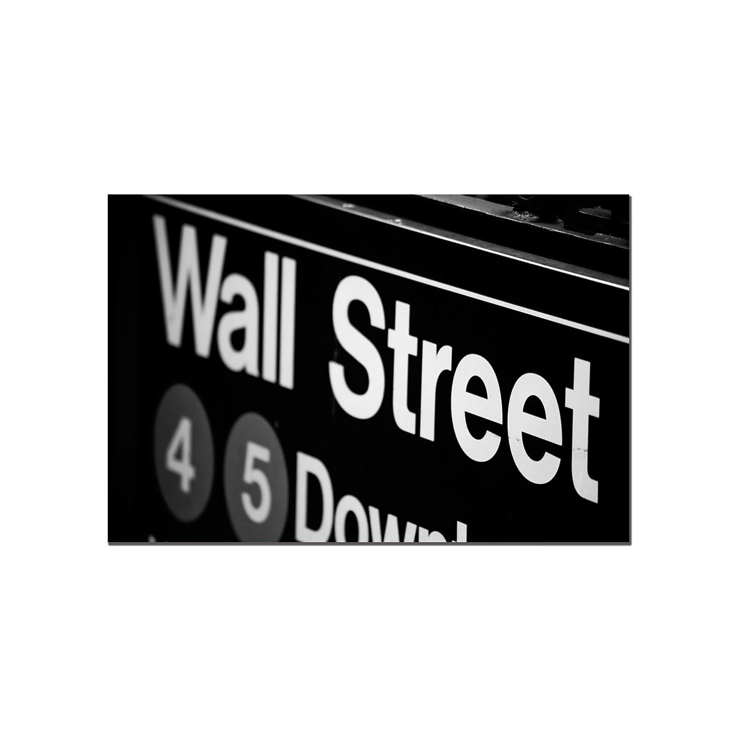 Trademark Art "Wall Street Next" Canvas Art by Yale Gurney