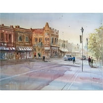 Trademark Art "Waupaca  Main Street" Canvas Art by Ryan Radke