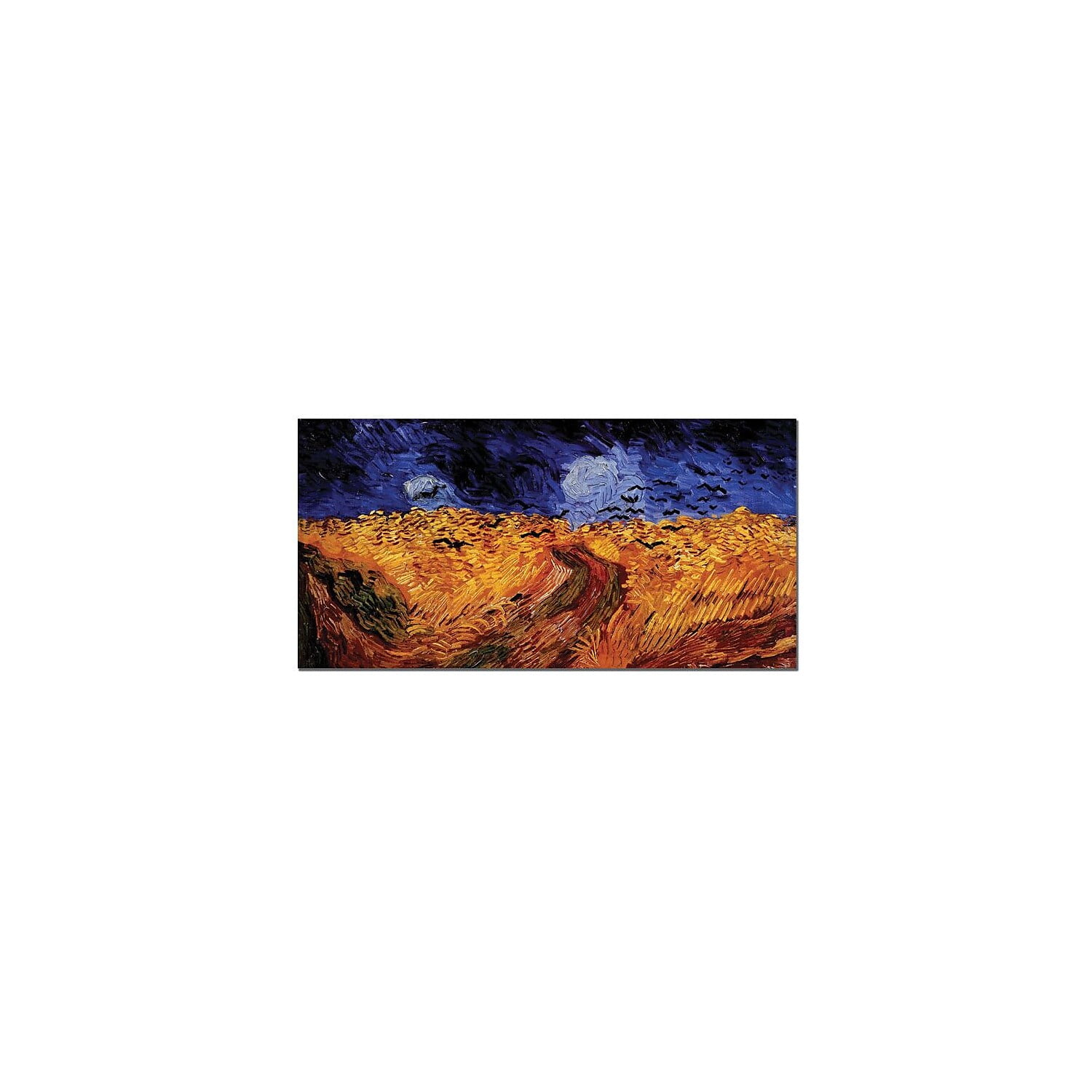 Vincent Van Gogh Wheatfield with Crows Framed Canvas Art