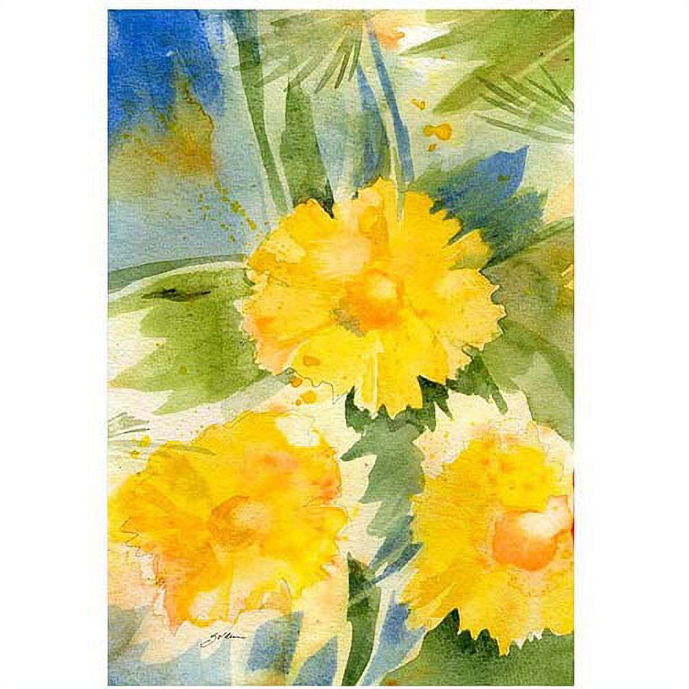 Trademark Art "Wild Flowers" Canvas Art by Sheila Golden, 22x32
