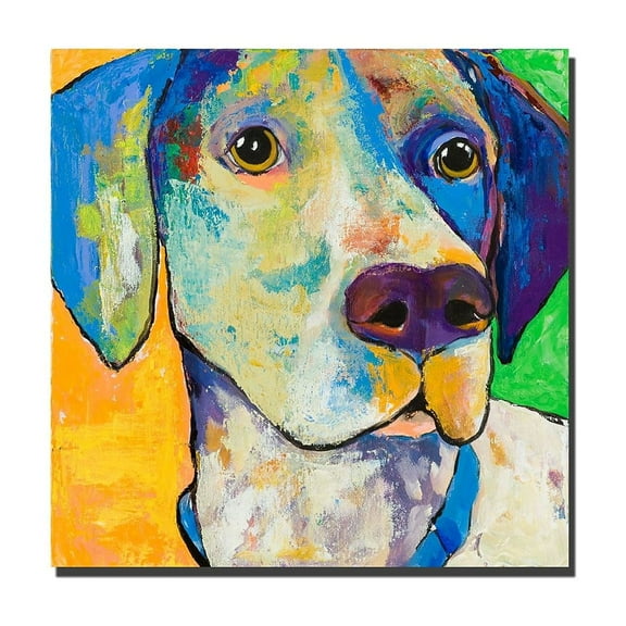 Trademark Art "Yancy" Canvas Art by Colorful Attitudes