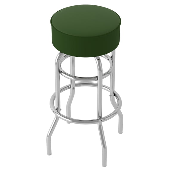 Trademark Commerce----- 1000-GREEN High Grade Green Padded Bar Stool with Adjustable Levelers