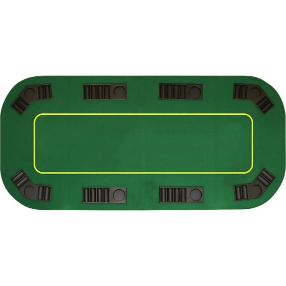 Trademark Poker Table Top - 80-inch Foldable Card Mat for up to 8 Players