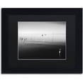 thumbnail image 1 of Trademark Fine Art "11 Herons" Canvas Art by Moises Levy Black Matte, Black Frame, 1 of 2