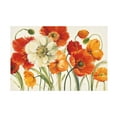 thumbnail image 1 of Trademark Fine Art Lisa Audit Poppies Melody I Canvas Wall Art - 12x19, 1 of 5