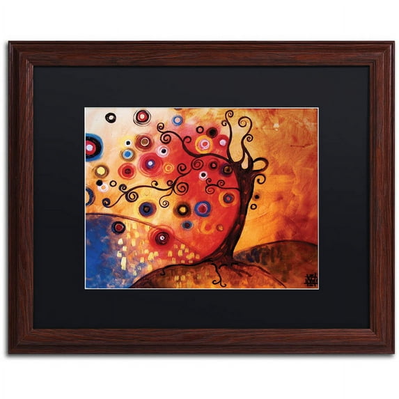 Trademark Fine Art "13" Canvas Art by Natasha Wescoat, Black Matte, Wood Frame