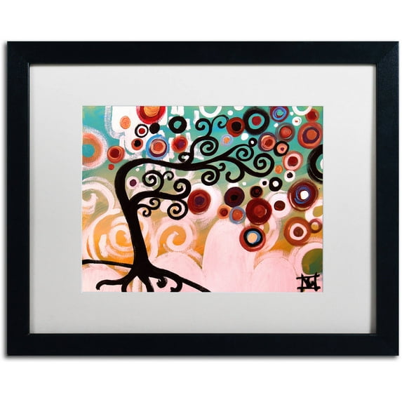 Trademark Fine Art "138" Canvas Art by Natasha Wescoat, White Matte, Black Frame