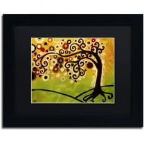 Trademark Fine Art "143" Canvas Art by Natasha Wescoat, Black Matte, Black Frame