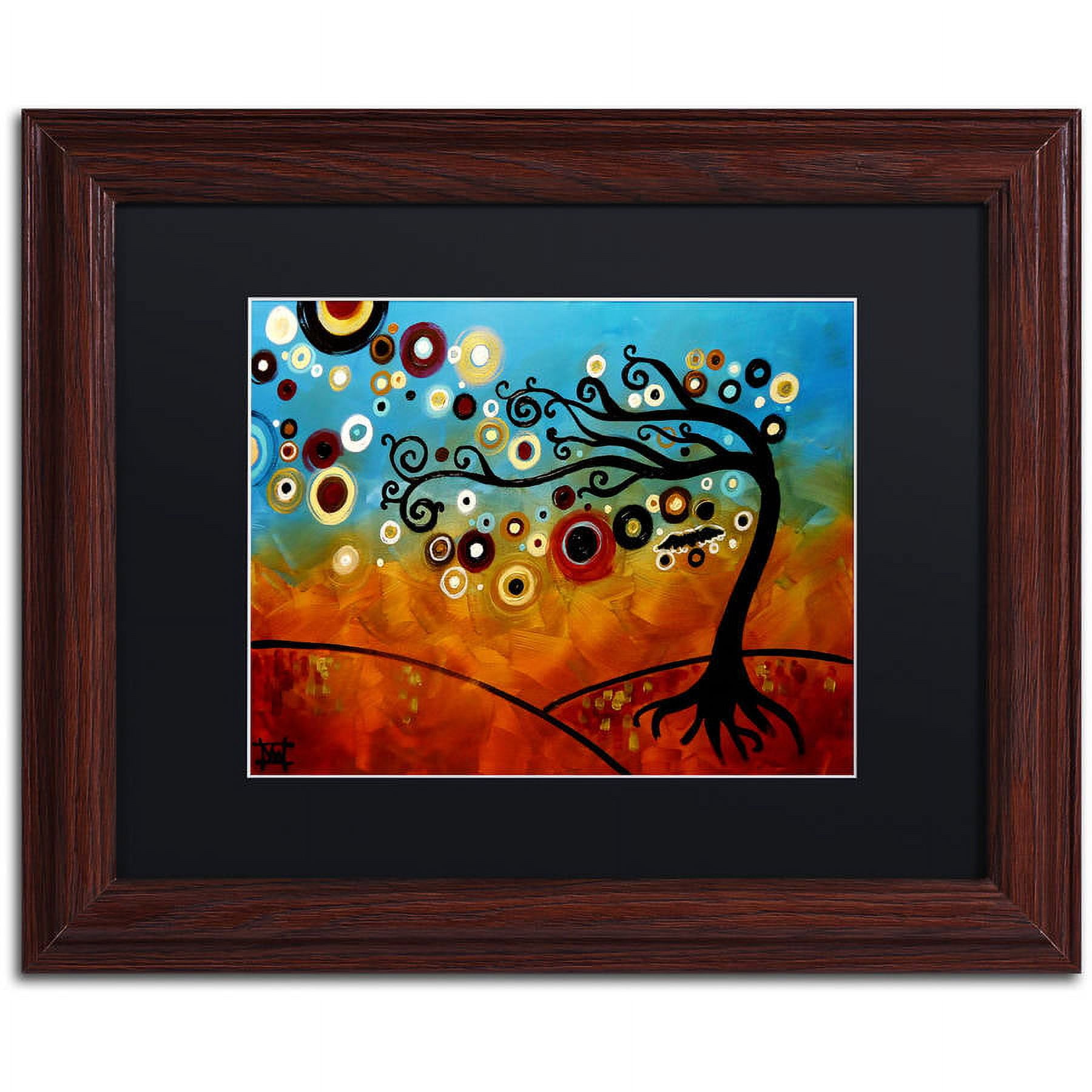 Trademark Fine Art "144" Canvas Art by Natasha Wescoat, Black Matte, Wood Frame