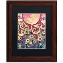 Trademark Fine Art "148" Canvas Art by Natasha Wescoat, Black Matte, Wood Frame