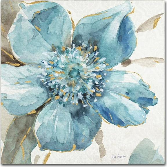 Lisa Audit 'Indigold VI' Canvas Art