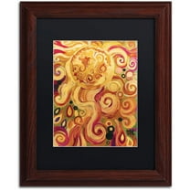 Trademark Fine Art "150" Canvas Art by Natasha Wescoat, Black Matte, Wood Frame