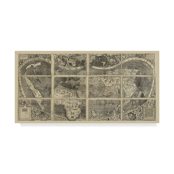 Trademark Fine Art '1507 Waldseemuller' Canvas Art by Vintage Lavoie