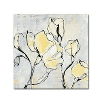 Trademark Fine Art '16 Again II with Yellow' Canvas Art by Kellie Day